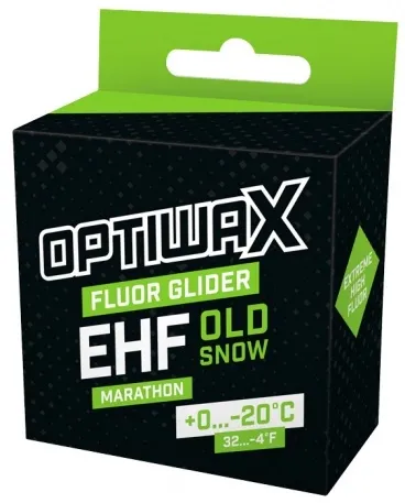 Ультравысокофторовый парафин Optiwax EHF Old Snow +0...-20°C, 60г