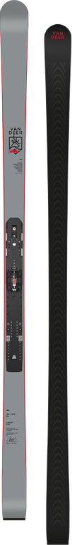 Для слалома-гиганта Van Deer GS-PRO RS 186cm R27 grey [INF10] с креплениями Marker; COMP 16 DIN 6-16 (grey)