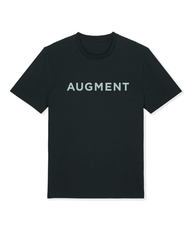 Футболка AUGMENT; T-Shirt BLACK - Logo MINT