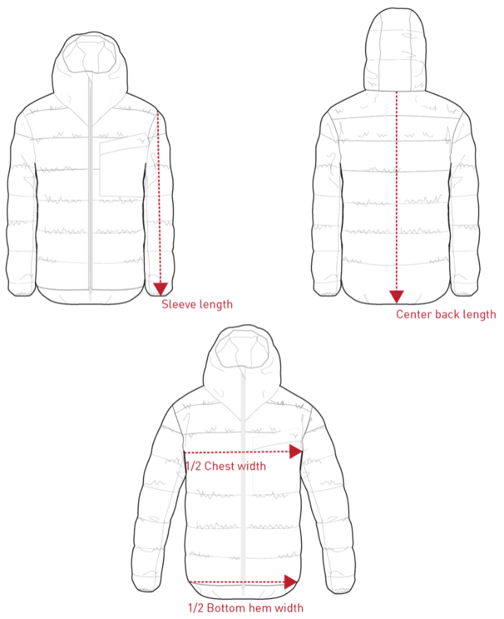 Пуховик второй слой Ultralight Down Hood Jacket Almond milk 