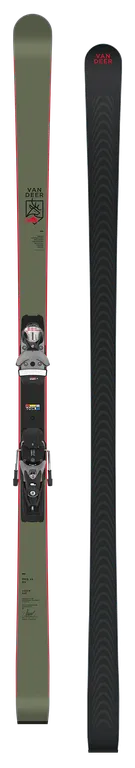 Горные лыжи Van Deer GS PRO RS 183cm R25 юниорские/мастерс с платформой Look R22