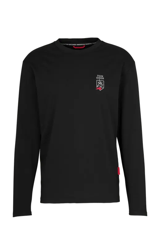 Лонгслив Van Deer Essential Longsleeve BLACK