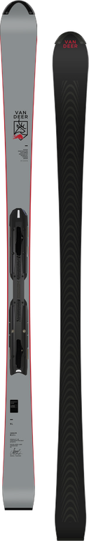 Горные лыжи Van Deer SL 155cm R11 FIS с платформой FDT RACE PRO