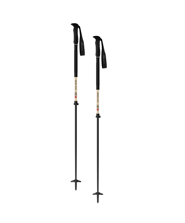 Горнолыжные телескопические палки FREE CARBON telescope (sand/black)