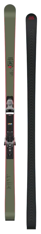 Горные лыжи Van Deer GS PRO RS 183cm R25 юниорские/мастерс с платформой Look R22