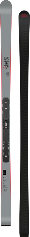 Для слалома-гиганта Van Deer GS WORLD CUP 188cm R30 grey [INF10] с креплениями Marker; COMP 30 DIN 15-30 (black/grey)
