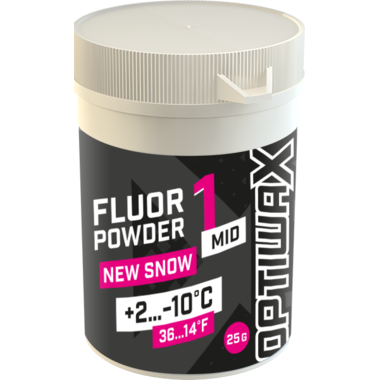 ФТОРИСТЫЙ ПОРОШОК Optiwax Fluor powder mid 1, +2...-10°C 25 ГР