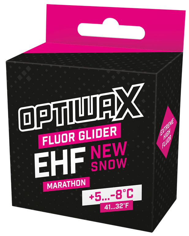Ультравысокофторовый парафин Optiwax EHF New Snow +5...-8°C, 60г