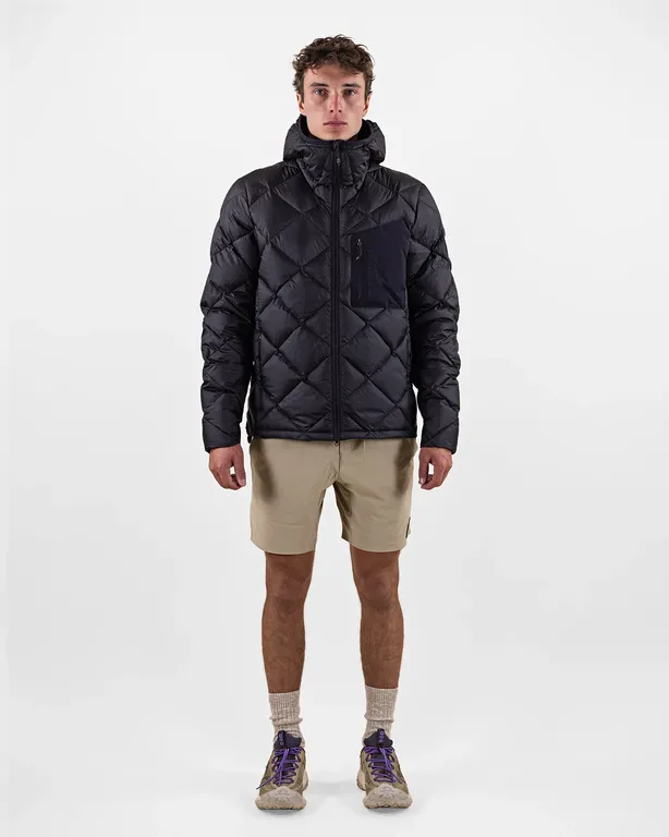 Пуховик второй слой Ultralight Down Hood Jacket Black Onyx